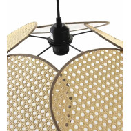 Lámpara de techo ratán tipo flor DAILA