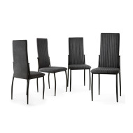 Pack 4 sillas tapizadas TASYA