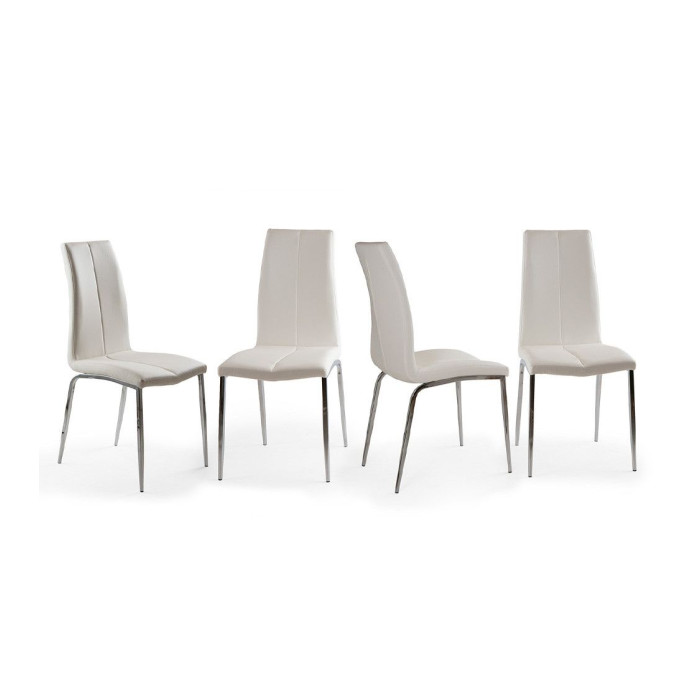 Pack 4 sillas tapizadas INGRID