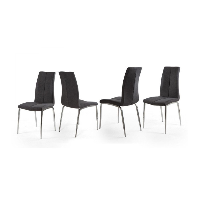 Pack 4 sillas tapizadas INGRID