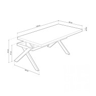 Mesa centro elevable XEN