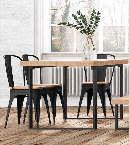 Pack 4 sillas TOLIX de comedor o cocina