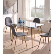 Pack de 4 sillas KOS, estilo nórdico Pack de 4 sillas KOS, estilo nórdico