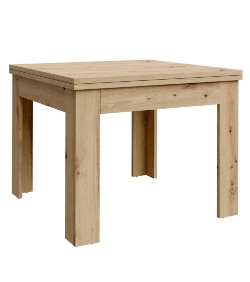 Mesa de comedor cuadrada extensible LUTER