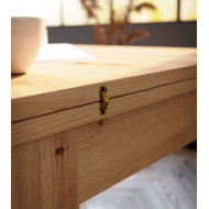 Mesa de comedor cuadrada extensible LUTER