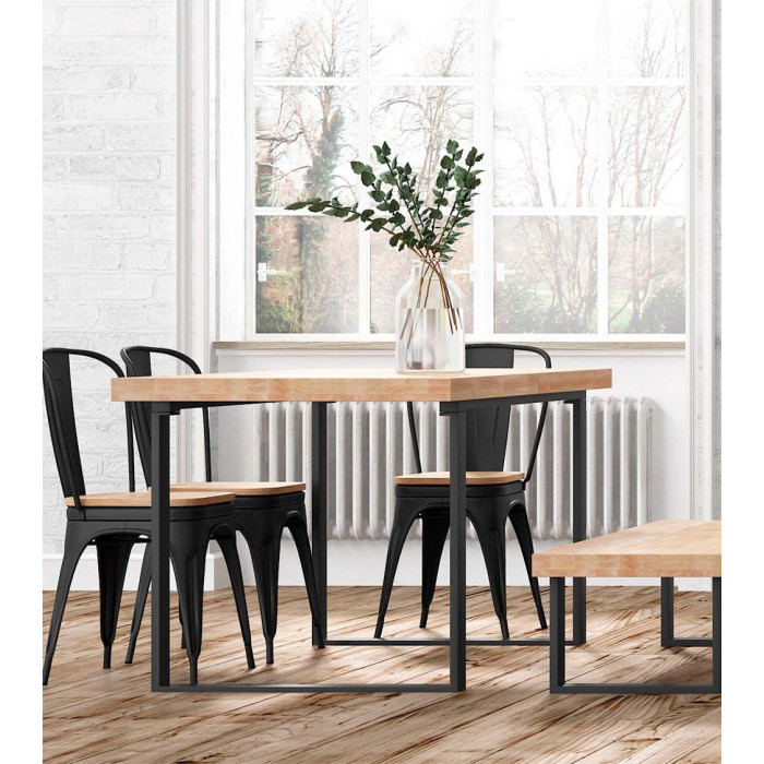 Mesa comedor extensible industrial DAREK Mesa comedor extensible industrial DAREK