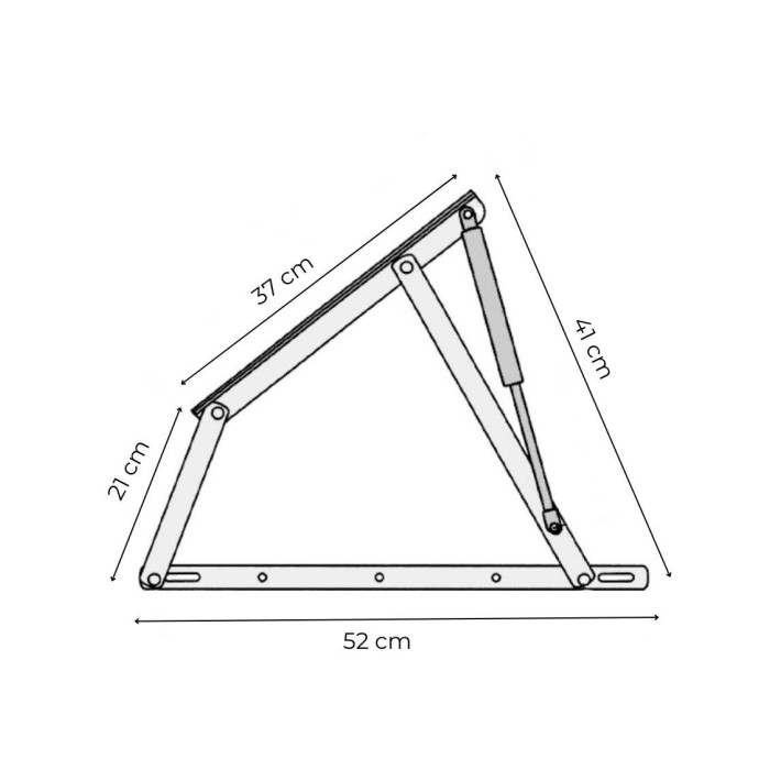 Set de 2 Bisagras para Canapé - Anti ruido, de alta calidad Set de 2 Bisagras para Canapé - Anti ruido, de alta calidad