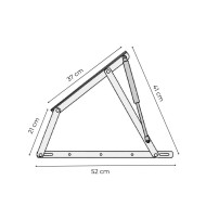 Set de 2 Bisagras para Canapé - Anti ruido, de alta calidad Set de 2 Bisagras para Canapé - Anti ruido, de alta calidad