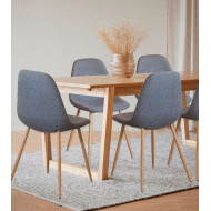 Pack de 4 sillas KOS, estilo nórdico Pack de 4 sillas KOS, estilo nórdico
