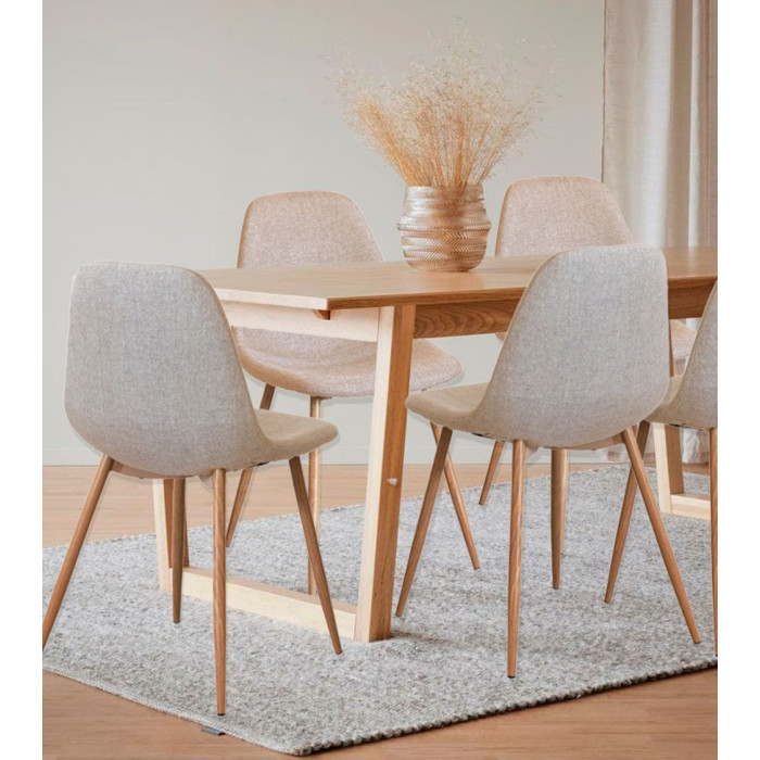 Pack de 4 sillas KOS, estilo nórdico
