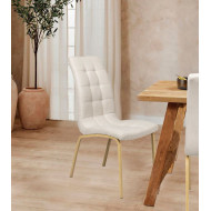 Pack 4 sillas de comedor tapizadas MABEL