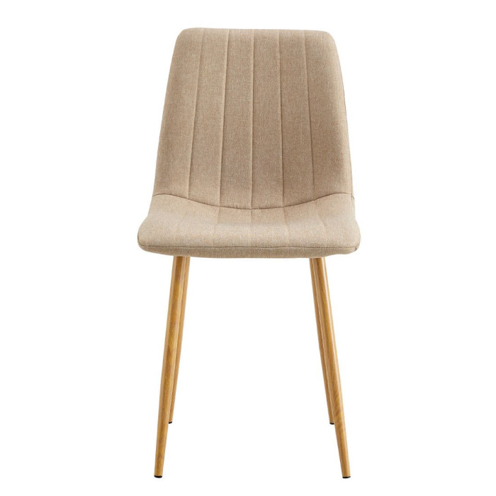 Pack de 4 sillas de comedor tapizadas NADIA