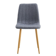 Pack de 4 sillas de comedor tapizadas NADIA