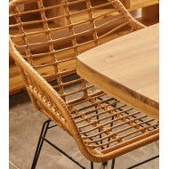 Pack 2 sillas de comedor de ratán OHARA