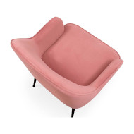 Butaca de terciopelo AMBERES con pata negra o dorada | Cambia Tus Muebles