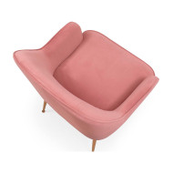 Butaca de terciopelo AMBERES con pata negra o dorada | Cambia Tus Muebles